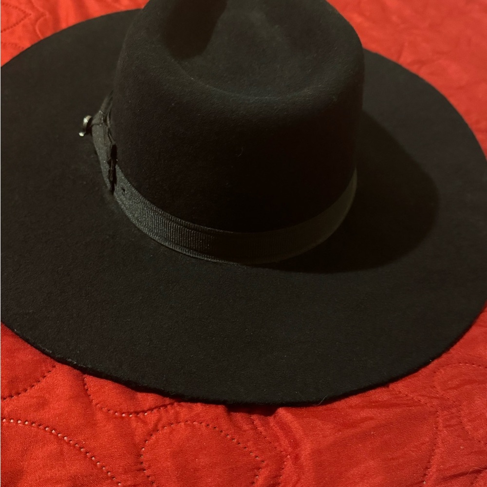 Charlie Horse Black Wide-Brim Hat - Picture 2 of 10